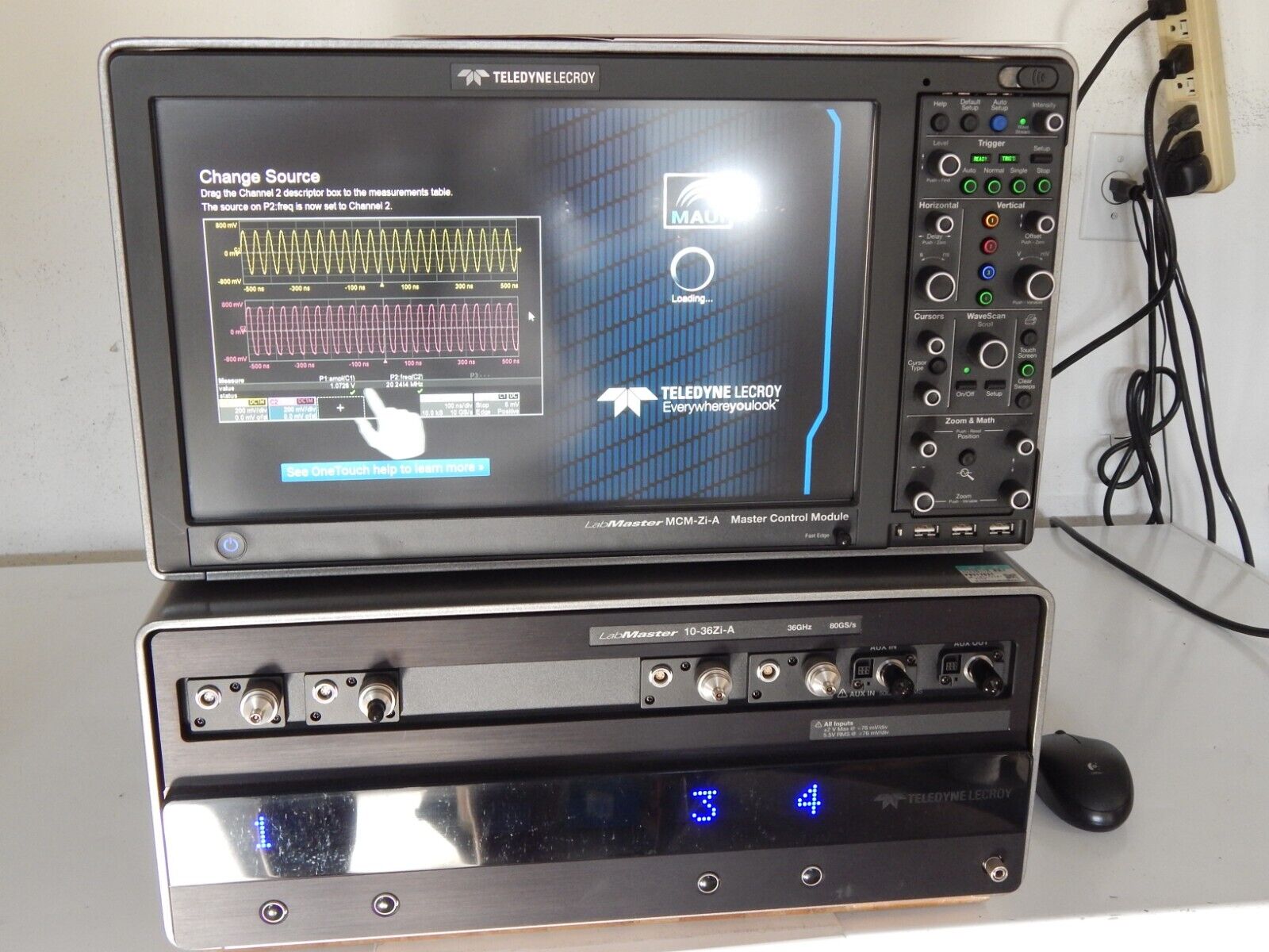 LeCroy LabMaster 10-36Zi-A & SDM-Zi-A, 36GHz 80GS/s oscilloscope w/cal & data LeCroy LabMaster 10-36Zi-A & SDM-Zi-A, 36GHz 80GS/s oscilloscope w/cal & data